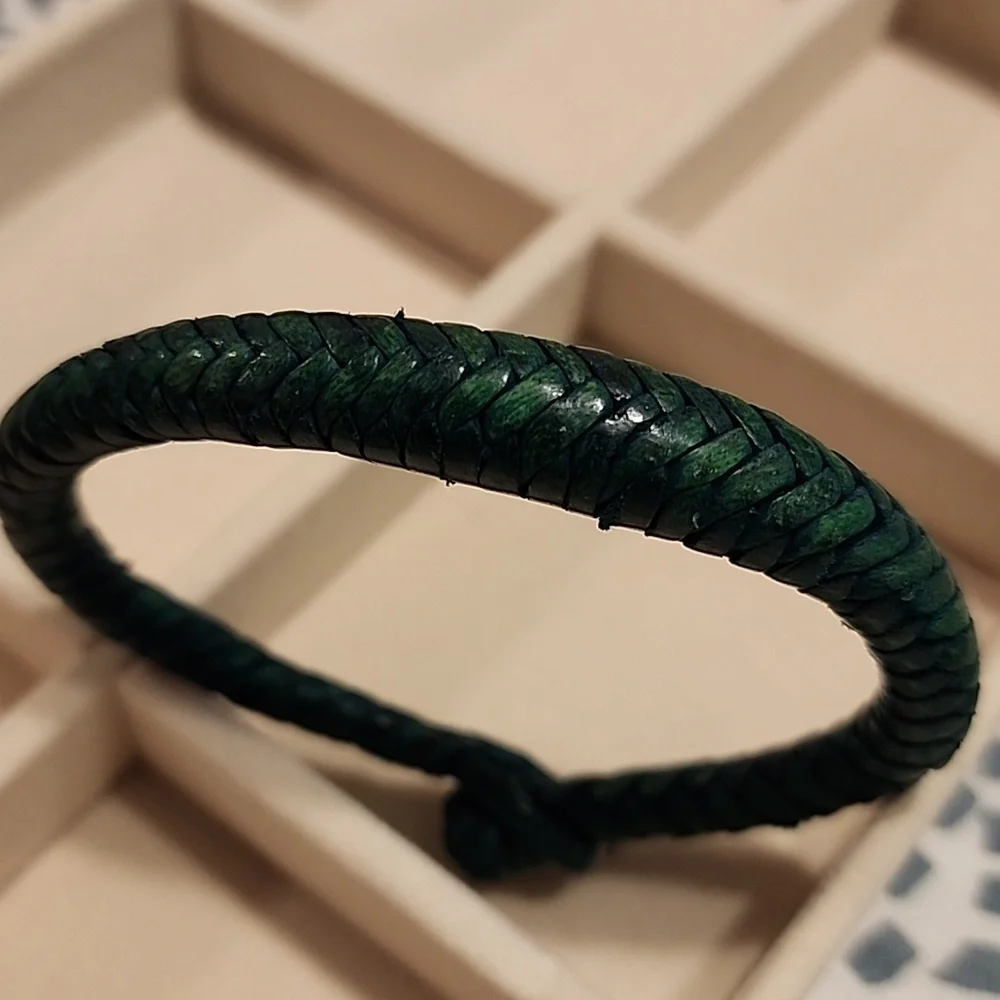 African Braided Leather Bracelet